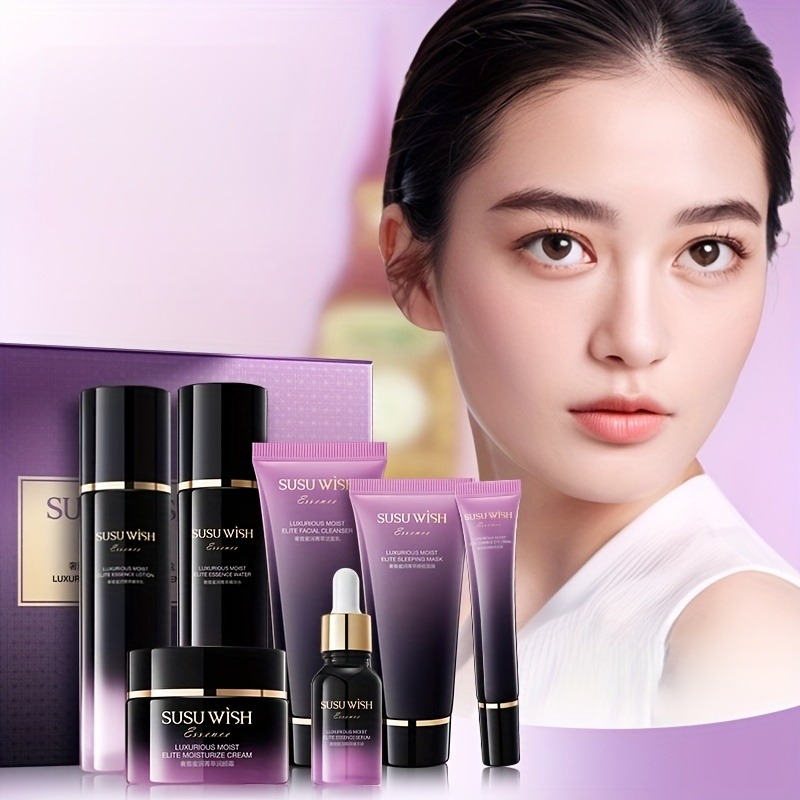 Lujoso y elegante set de nueve - Luxury Skincare Sets reseña y precio