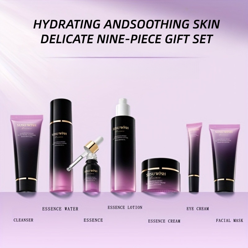 Lujoso y elegante set de nueve - Luxury Skincare Sets reseña y precio